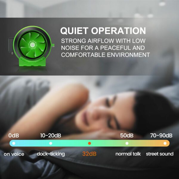 Lightmyleaf quiet operation fan